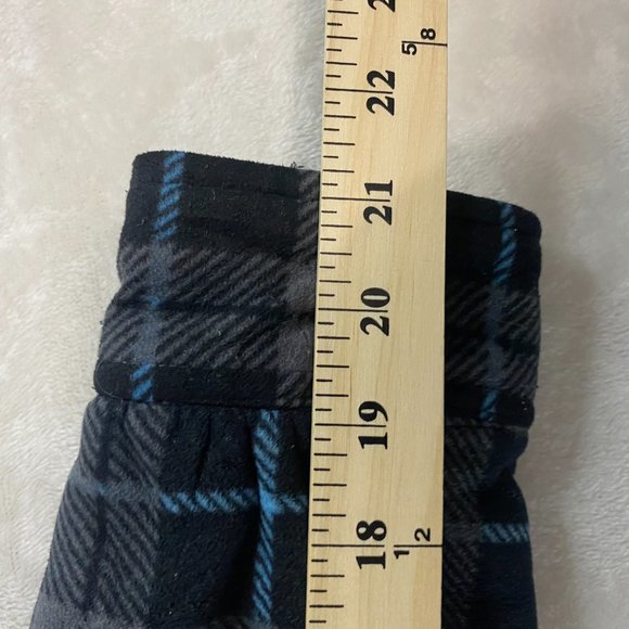 Freedom Foundry Button Up Sherpa Lined Flannel Black Blue Lumber Jack Plaid L - Picture 9 of 9